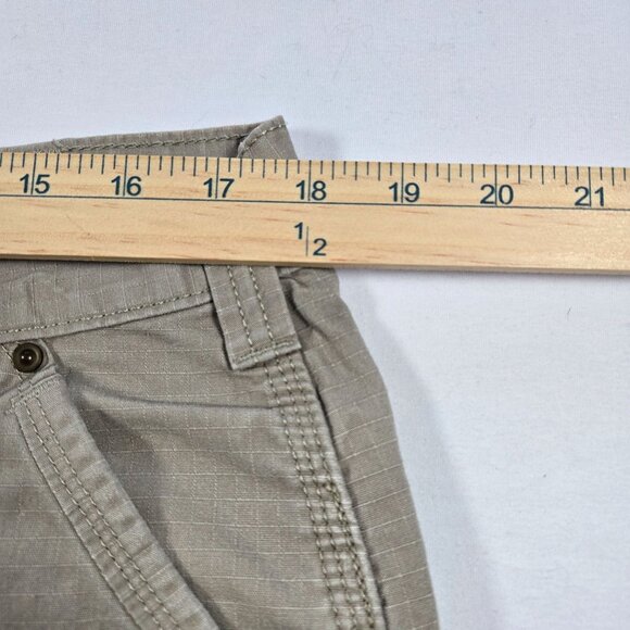 Carhartt Mens Beige Ripstop Casual‎ Cargo Shorts - Picture 3 of 8